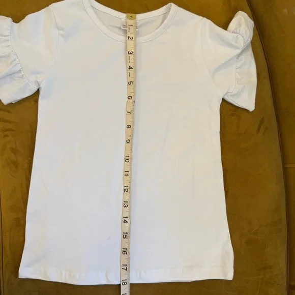 NWOT Girls Watermelon Overall Shorts With White Tee Set Size 6 / XL - Picture 12 of 12